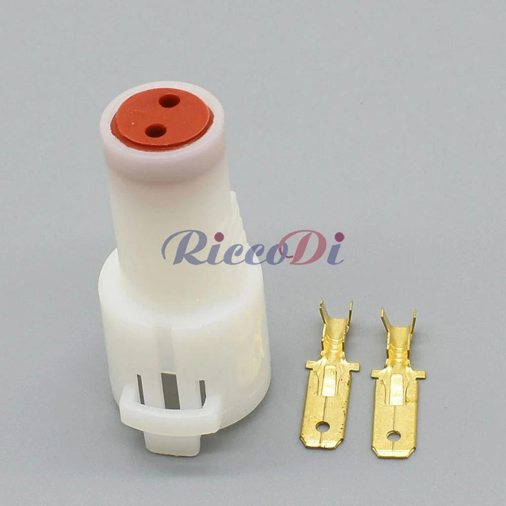 6.3mm 2 Pin Waterproof Automotive Connector Plug Socket Male Female for Car 6180-2541 / 6189-0274