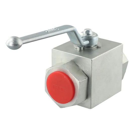 1pcs Carbon Steel Hydraulic Ball Valve Two Way Globe Valve High-pressure Hydraulic Valve G1"  For Flow Adjustment