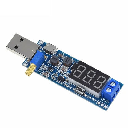 USB DC-DC Boost Power Regulator Module 5V to 3.3V/9V/12V/24V Digital Desktop Power Supply