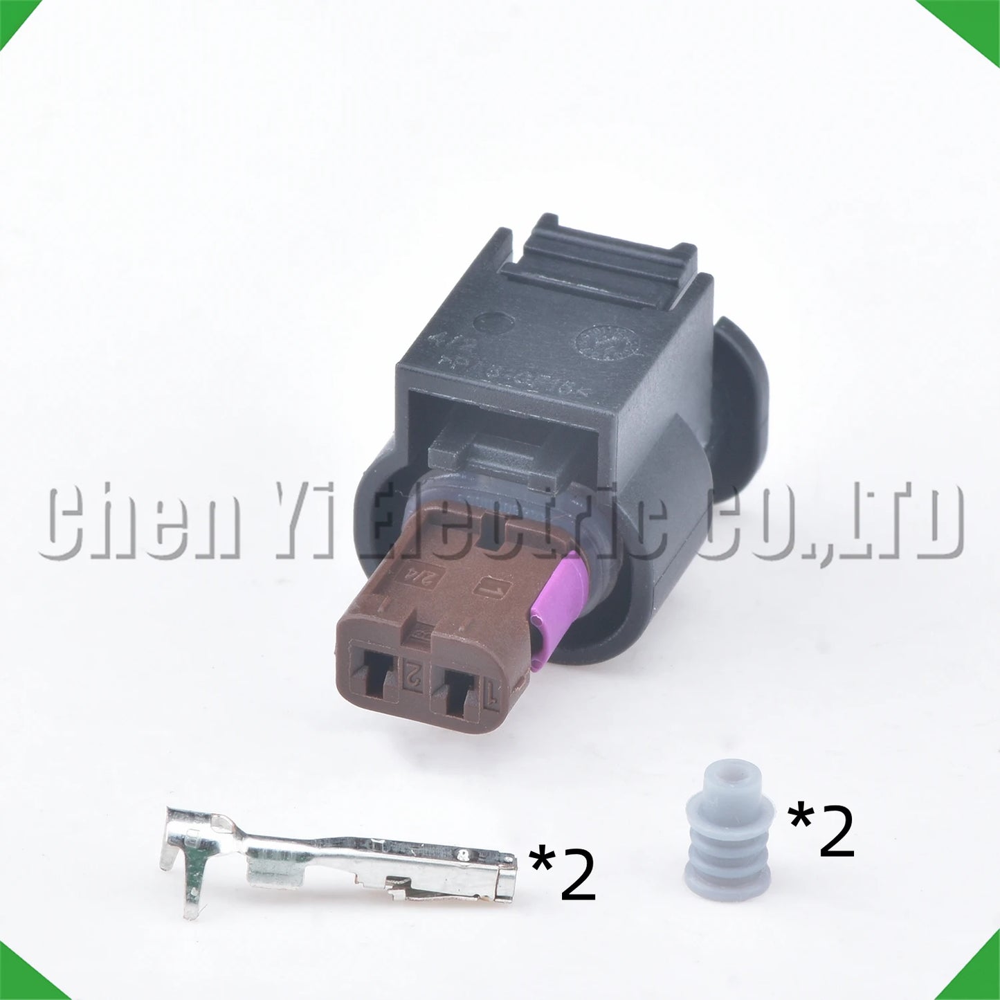 2 Pin Waterproof Injector Connector VVT Solenoid Valve Plug for VW