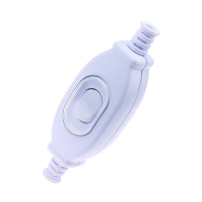 1PC 3A 250V Waterproof In Line Switch Cord Switch Round Wire Silver Contact Double Cut Switch Dust Switch