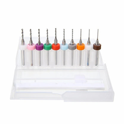 0.3mm–1.2mm Tungsten Steel PCB Mini Drill Bits for CNC and Printed Circuit Boards