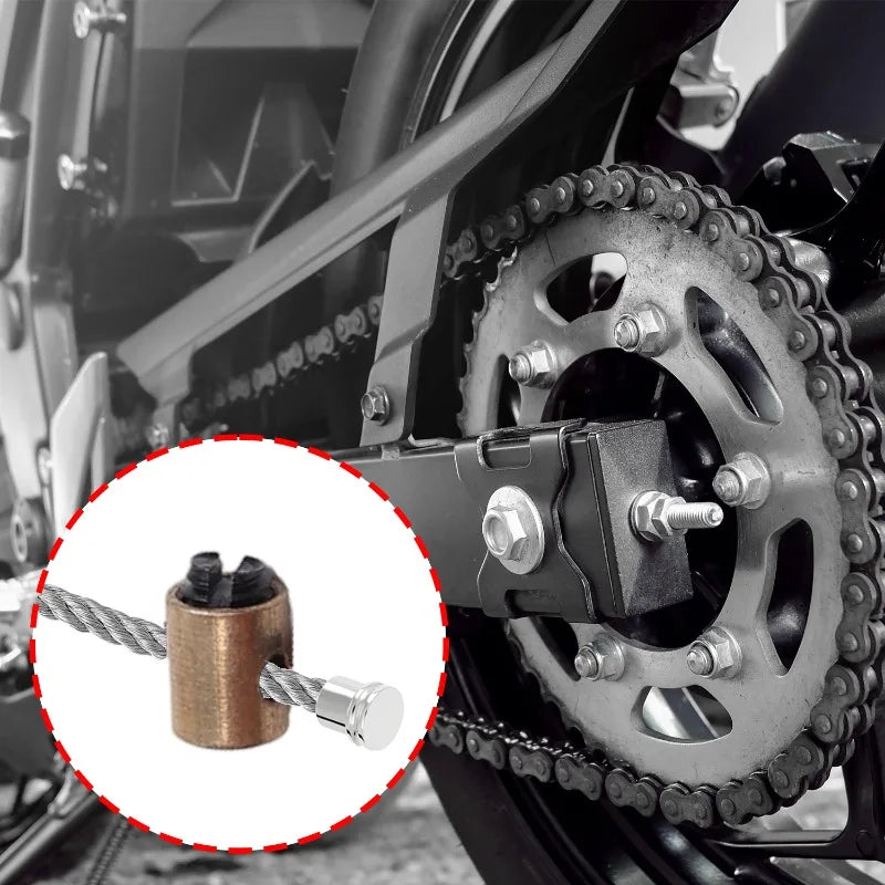 Motorcycle Throttle Cable Core Brake Bolt Pin Motocross Motorcycle Beach Bike Throttle Pull Cable Brake Stop Bolt Pin 50CC-250CC