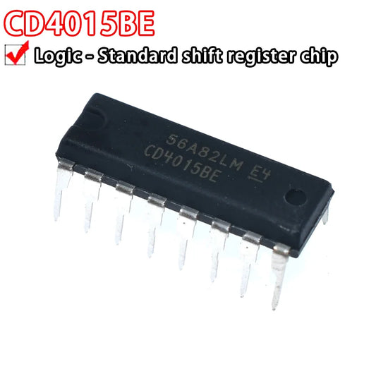 5PCS CD4015BE CD4017BE CD4019BE CD4020BE CD4021BE CD4026BE CD4029BE CD4040BE CD4060BE CD4094BE DIP-16 ICs