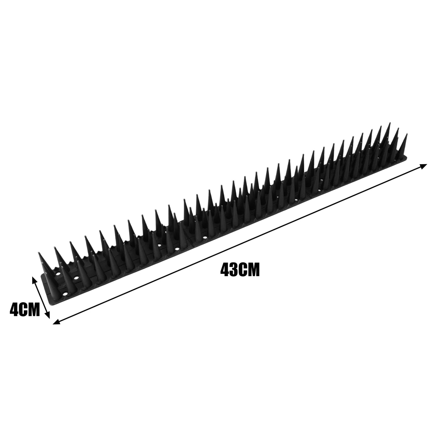 Plastic Bird Deterrent Spikes Anti-Climb Anti-Pigeon Cat Proof Set for Outdoor Roof Fence Ledge Guard Garden Humane Pest Control