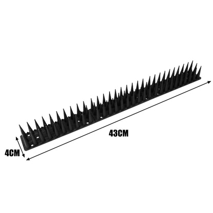 Plastic Bird Deterrent Spikes Anti-Climb Anti-Pigeon Cat Proof Set for Outdoor Roof Fence Ledge Guard Garden Humane Pest Control
