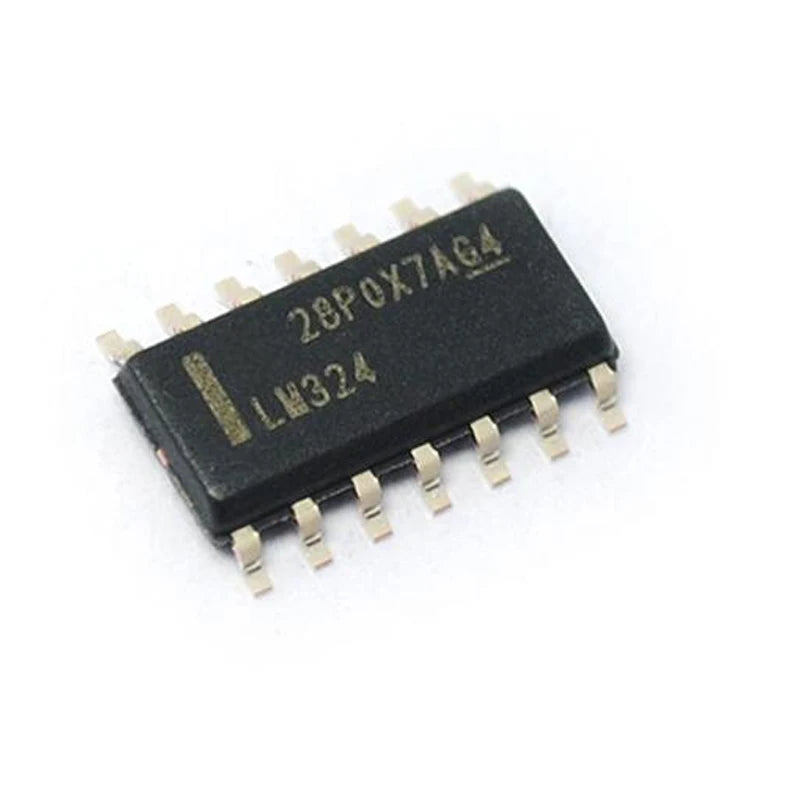 LM324D SOP-14 Quad Operational Amplifier SMD IC Chipset for Signal Processing and Control Circuits