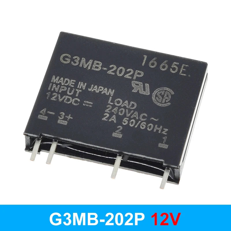 5pcs G3MB-202P Solid State Relay Module DC Control AC SSR Four-Pin