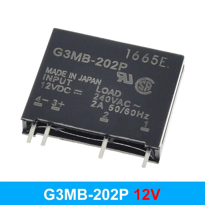 5pcs G3MB-202P Solid State Relay Module DC Control AC SSR Four-Pin