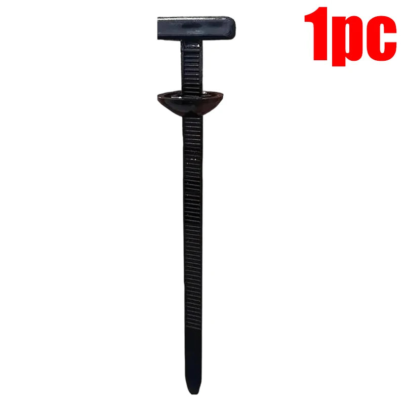 Self-Locking Nylon Cable Tie 2x9cm Large Zip Fastening Ties Black 100pcs