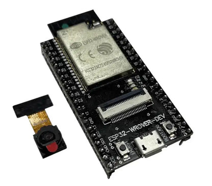 ESP32-WROVER Camera Development Board with WiFi, CH340C, and OV2640 Module