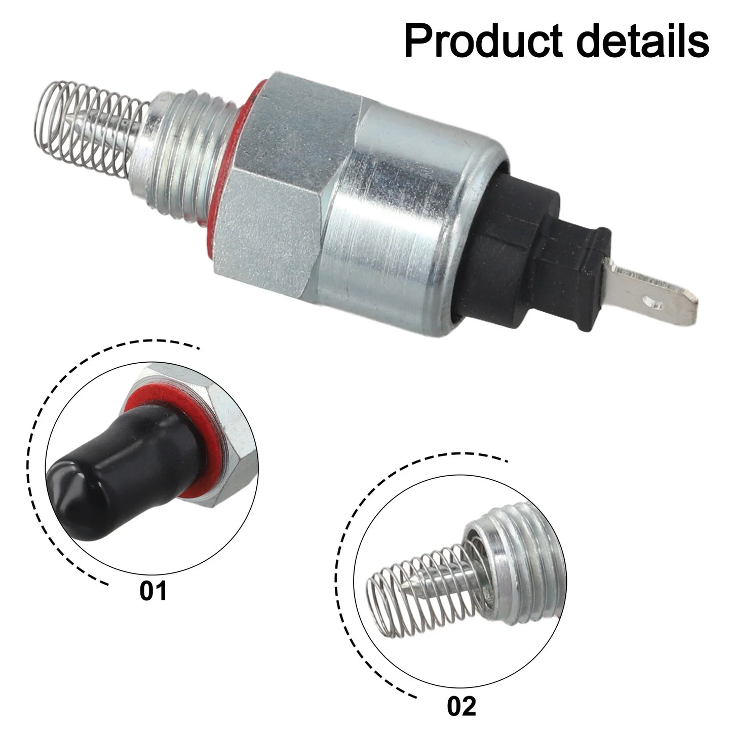 Carburetor Part Fuel Control Generator Maintenance Fuel Solenoid Valve For Generator Long-Lasting Reliability Steel Construction