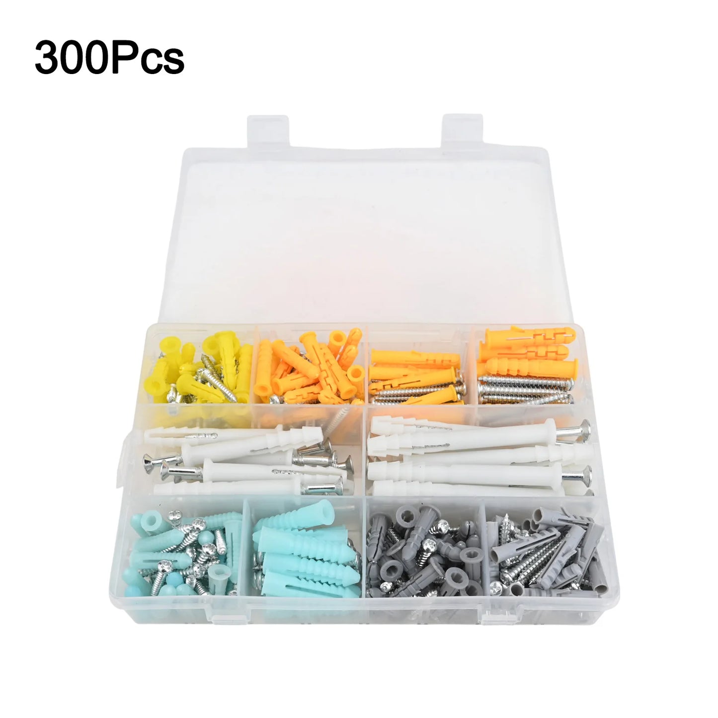 300pcs M5 M6 M8 Self Tapping Expansion Screw High Strength Self-tapping Screws Kit Wall Anchors And Screws For Drywall Tools