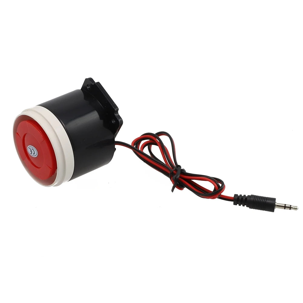 Home Security Loud Siren 120dB with DC 12V and 24V Power Support Indoor Alarm for Offices Warehouses and Shopping Centers