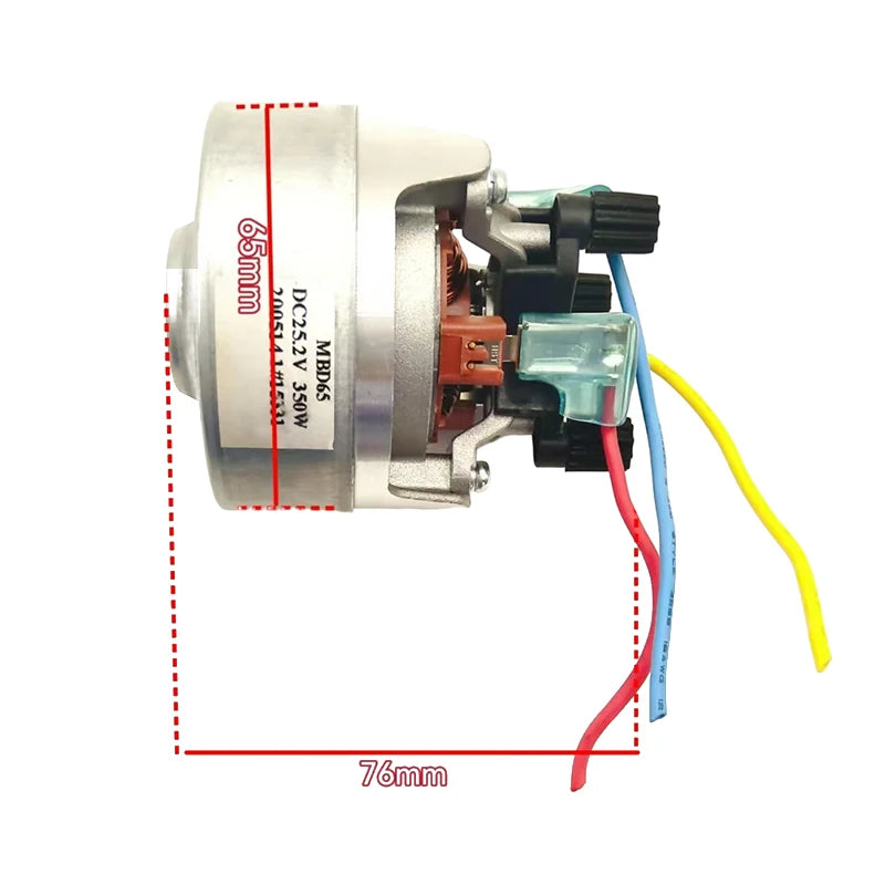 New High Power 65mm 350W 100000RPM Ultra High Speed Three-phase Brushless Motor Vacuum Fan Explosion-proof Strong Magnetic Rotor