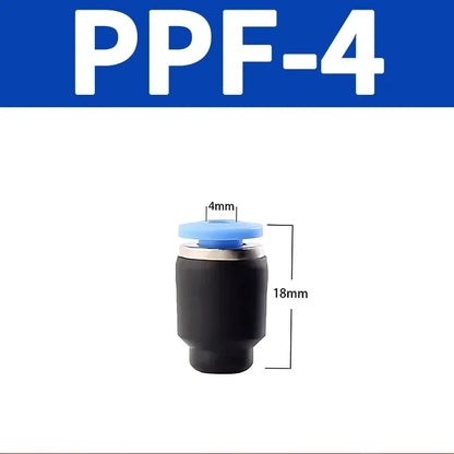 PP PPF Nylon Pneumatic Blanking Plug Hose Tube Push Fit Connector Air Line 4mm 6mm 8mm 10mm 12mm 16mm