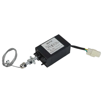 12V Electromagnetic Solenoid Engine Stop XHQ PT Valve for Electric Throttle Adjustment Compatible with Various Engines