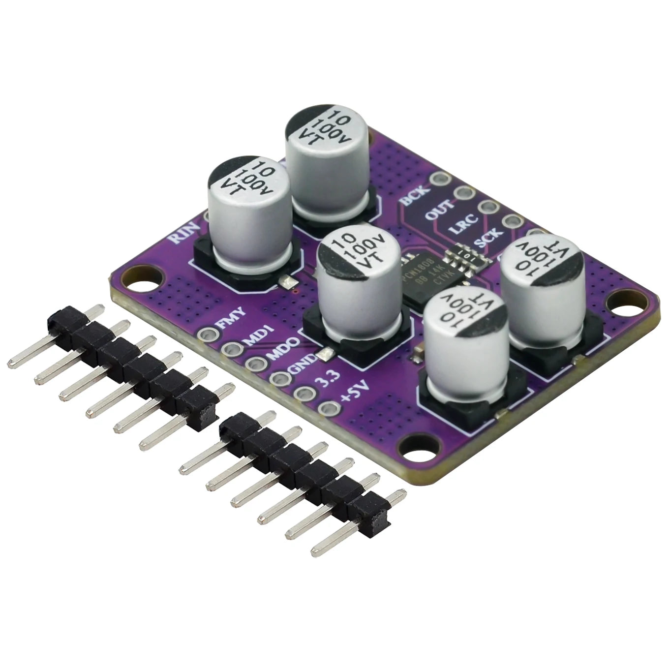 PCM1808 24-Bit Stereo Audio ADC Module 105dB SNR Analog Input Decoder for Amplifier and Turntable