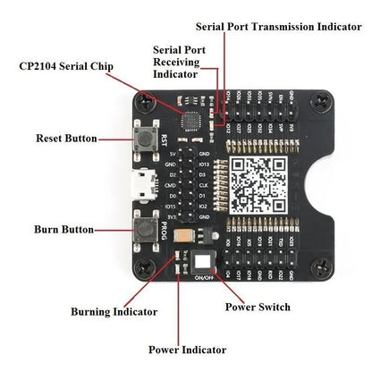 ESP8266/ESP32 Development Board Test Programmer and Downloader Socket for ESP Modules