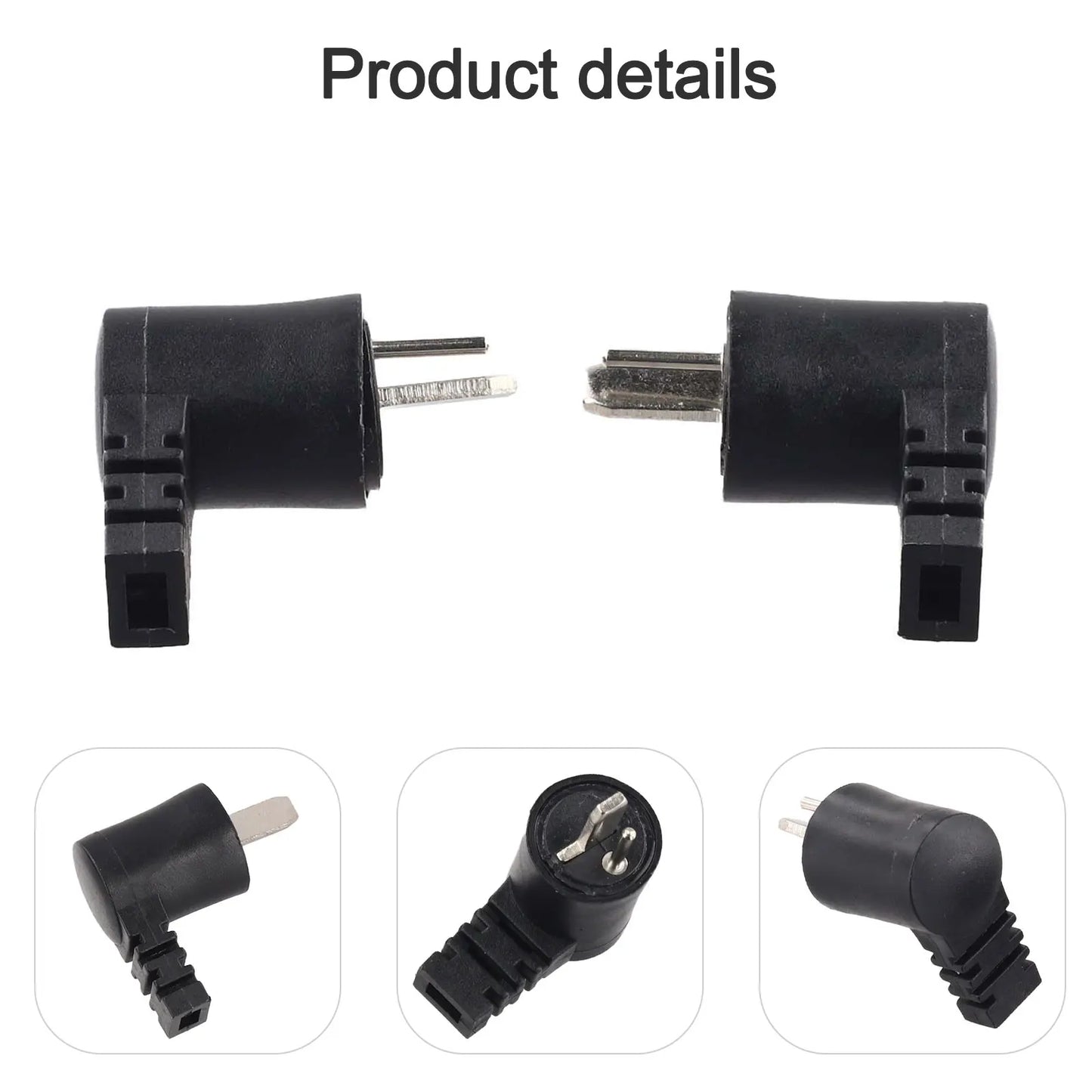 2 Pieces 2 Pin DIN Right Angle Speaker Cable Connectors for Loudspeaker Applications with Screw Terminal Design