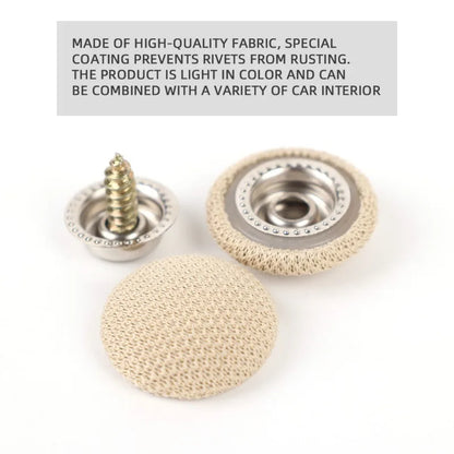 Car Interior Roof Headliner Ceiling Cloth Fixing Screw Buckle Rivets 20mm — 10–20pcs