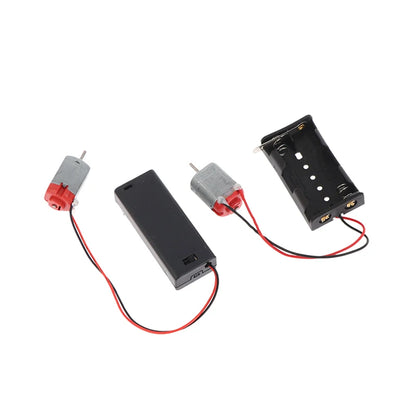 130 Motor Kit with Battery Case & Switch 16500RPM DIY Electronic Motor Kit