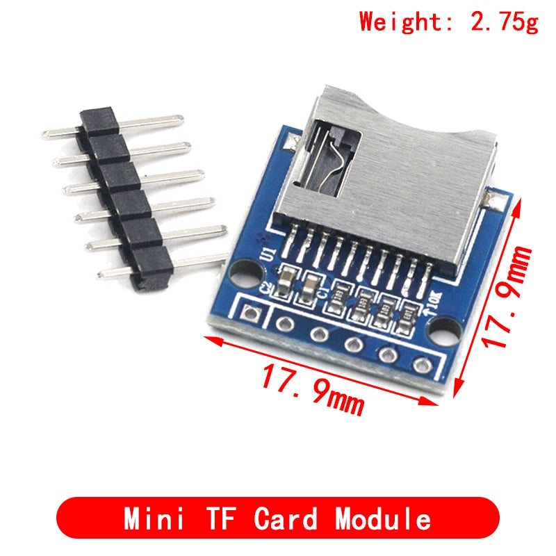 Micro SD TF Card Storage Expansion Module Shield with Pins for Arduino D1 Mini ARM AVR