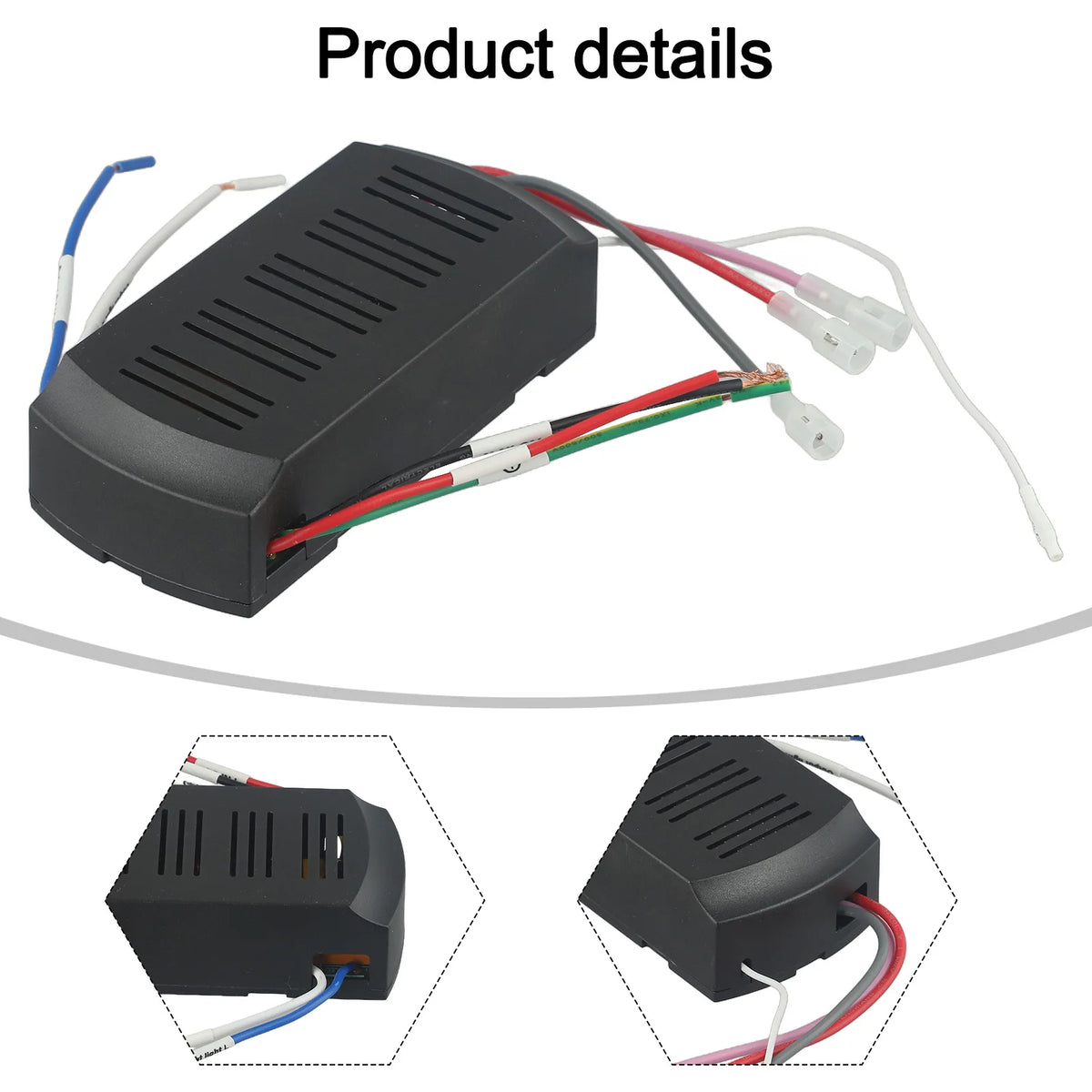 Ceiling Fan Light Control 6 Speed Fan Remote Bedroom Convenient Installment Multi-function Plastic PC Material