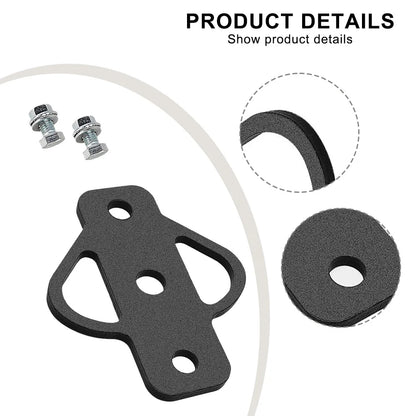 Tow Hitch Connector Heavy Duty Hitch Rust-resistant Coating Secure Connection Three-way Hitch Design Three Way Hitch For Mower