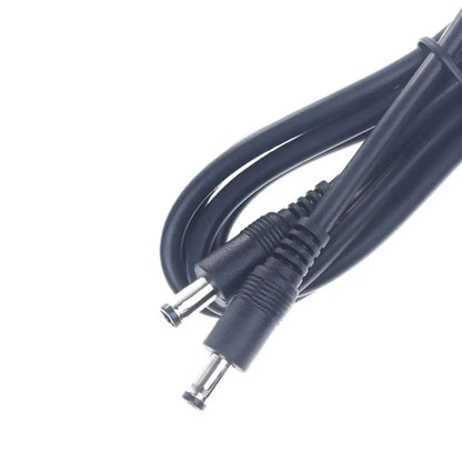 Male Plug to Male Power Supply Adapter Wire for LED Light Speaker J60A DC5521 to DC5521 Cable 18AWG DC5.5mm x 2.1mm