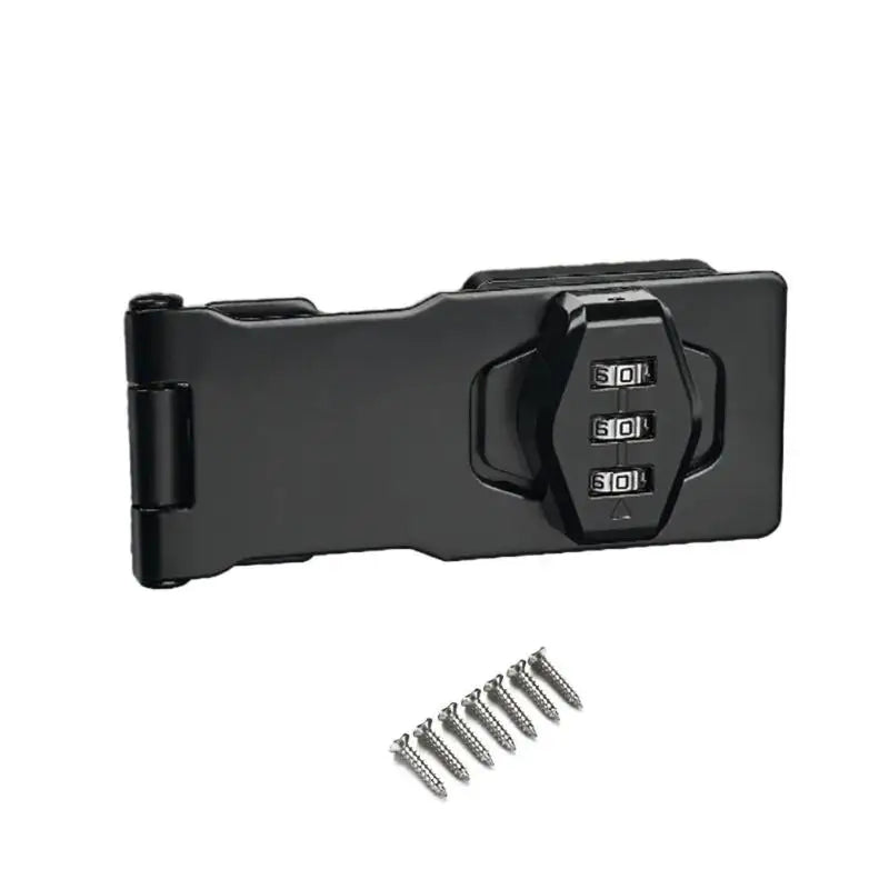 3-Digit Combination Password Lock Security Door Bolt Cabinet Password Lock Drawer Lock Anti-theft Household Cabinet Hardware