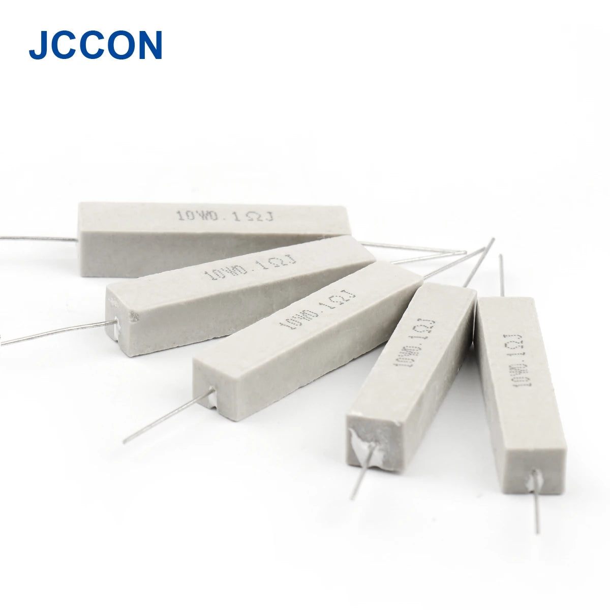 10W Cement Resistor 0.1Ω–10KΩ 5% Tolerance Ceramic Cement Resistance