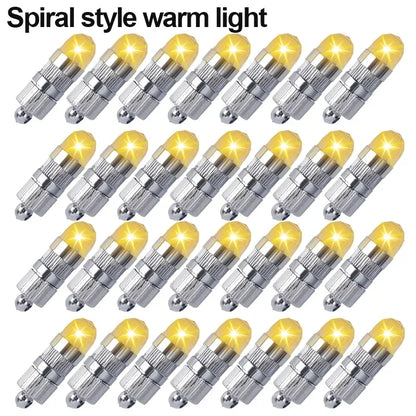 Mini LED Bulbs with Hanging Hooks Waterproof Battery Control Warm White Lamps for Balloons Lanterns Innner LightsOutdoor Light