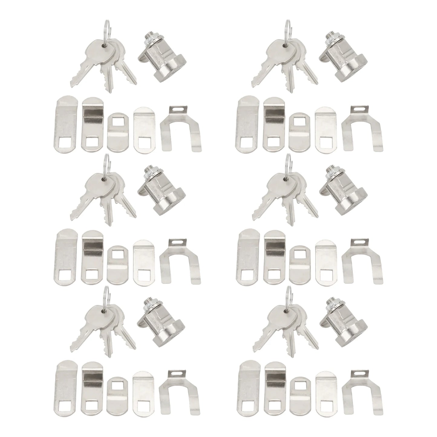 Lock Cylinder Set Key Lock Kit Non-Interoperable Keys Security Solution Comprehensive Lock Set Security For Home