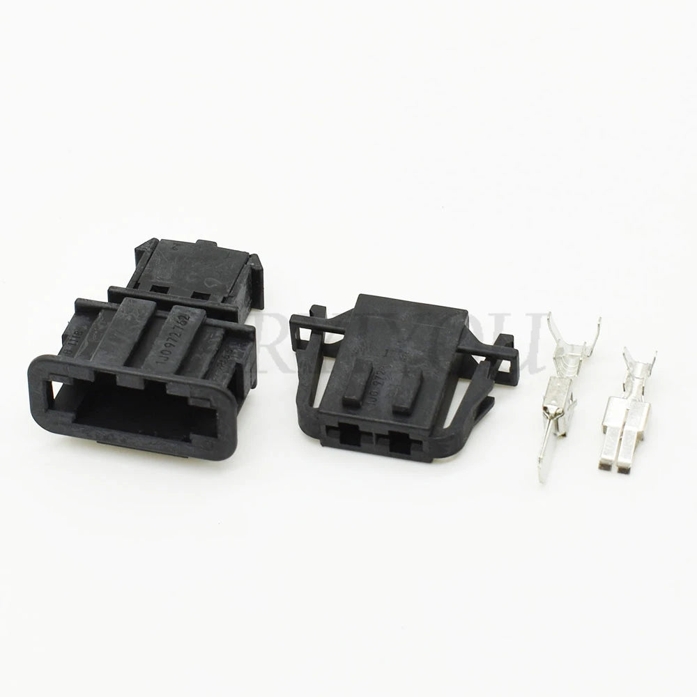 2 Pin 6.3mm Waterproof Air Conditioning Blower Connector DJ70285A-6.3 for VW Audi Automotive