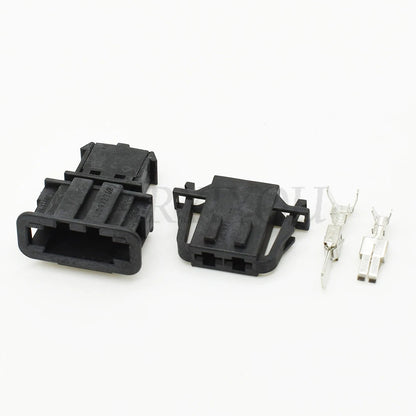 2 Pin 6.3mm Waterproof Air Conditioning Blower Connector DJ70285A-6.3 for VW Audi Automotive