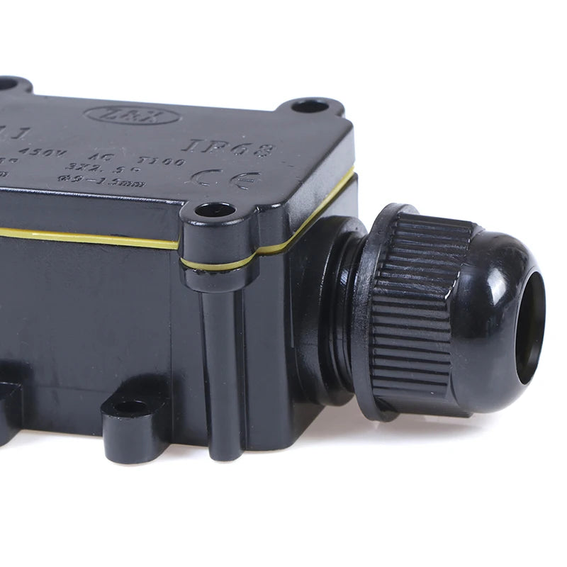 2 Way Waterproof Junction Box IP68 for Outdoor Lighting Cable