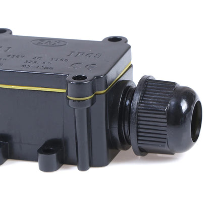 2 Way Waterproof Junction Box IP68 for Outdoor Lighting Cable
