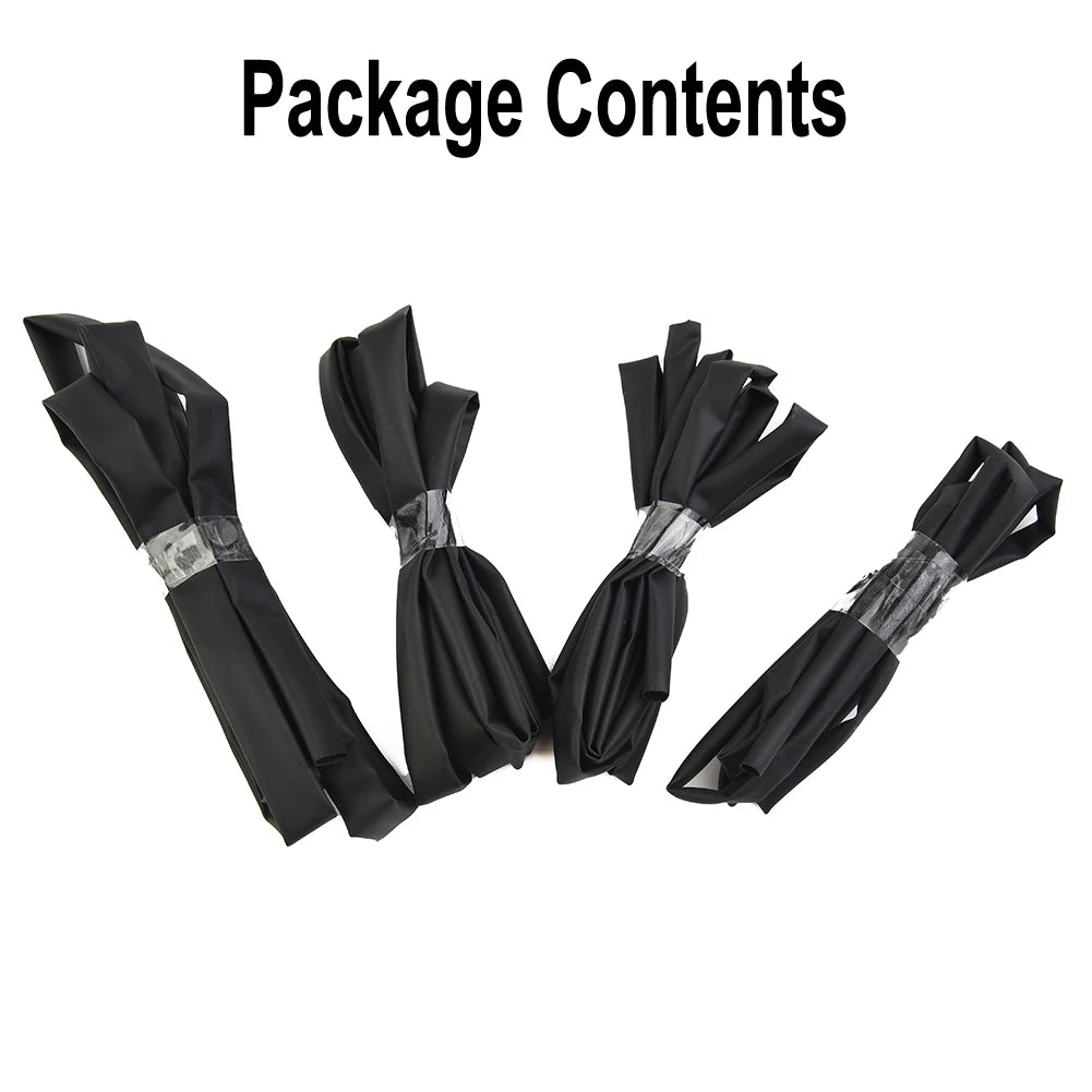 Set of 4 Heat Shrink Tubes for Electrical Wiring Each 1 Meter Sizes 3mm 4mm 5mm 6mm Used for Insulation and Repair