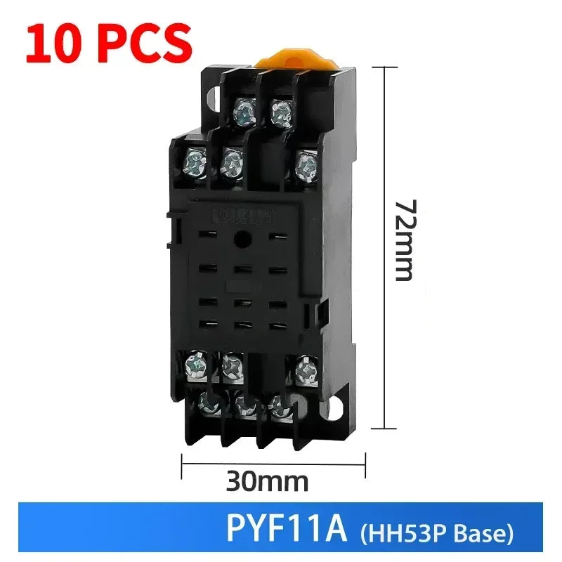 HH52P HH53P HH54P HH62P HH63P HH64P Miniature Control Relays Bulk Pack AC12V DC24V AC220V Small Intermediate Power Relay Module