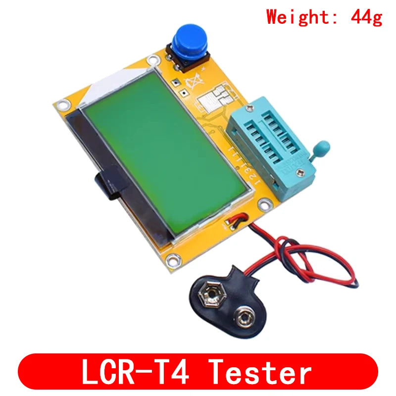 LCR-T4 Transistor Tester Meter ESR Diode Triode Capacitance MOS PNP LCD Display