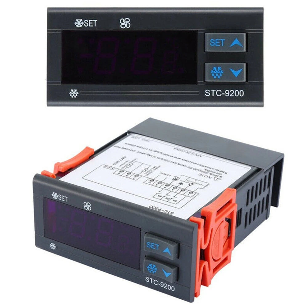 STC-9200 Temperature Controller With Refrigeration Defrost Fan Alarm Function And Two Sensor Instrument Tool For Industry Tool