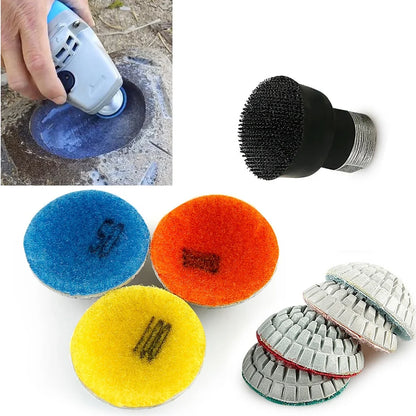 Stone Detailing Aperture 10mm, 14mm Polishing Pad Construction Polishing Pads Abrasive Tool Extended Service Life