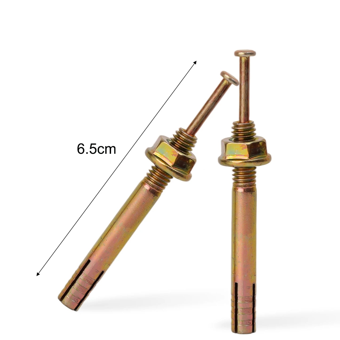 20/1PCS Heavy Duty Expansion Bolt Anchor M6 Sleeve Plasterboard Carbon Steel Wall Fix Bolts for Concrete Hardware