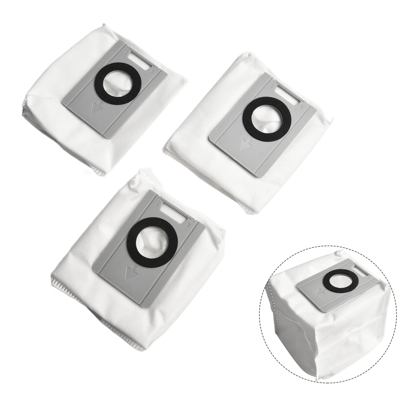 Replacement Dust Bags Kit & Accessories for LYNKBEY M20 Pro & Combo Robot Vacuums – Regular Maintenance