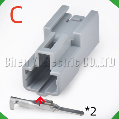 2 Pin Seat Light Horn Connector 7283-1020 90980-11724 90980-12B28 7189-3037