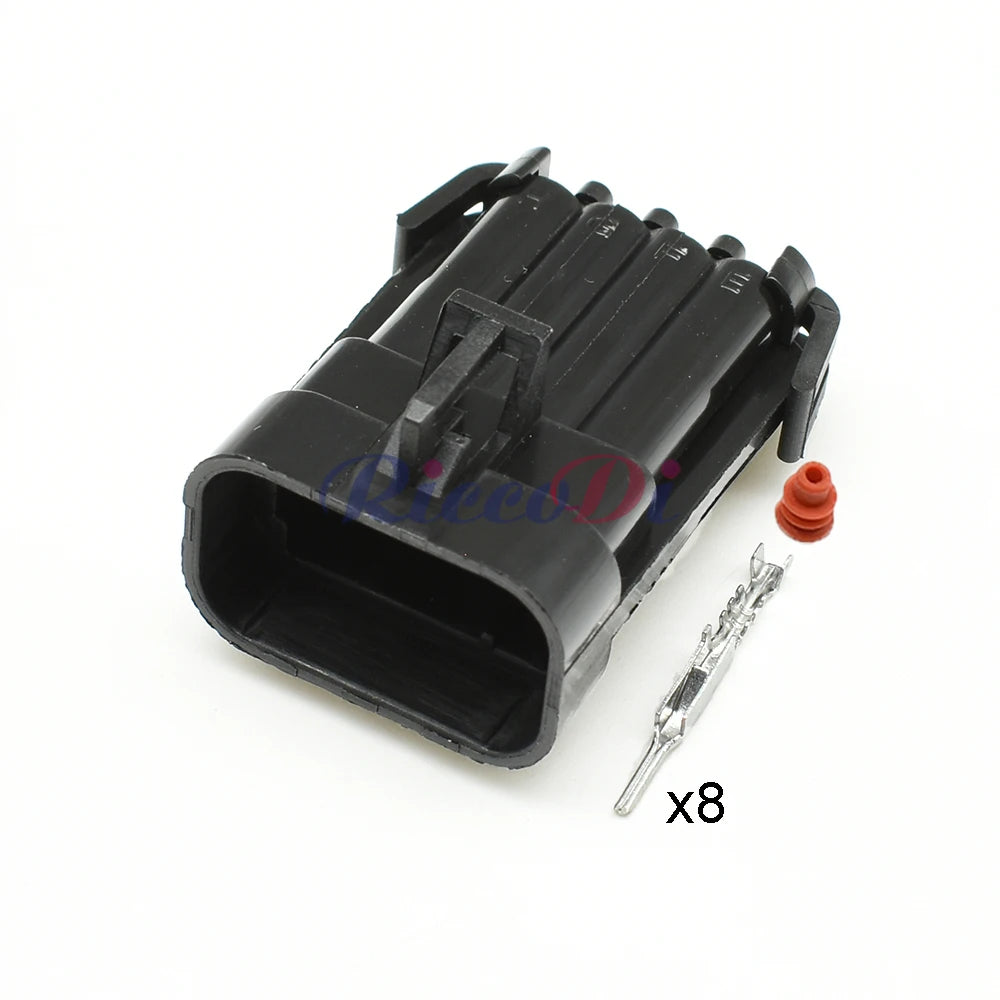 12047931 / 12047937 Automotive 8-Pin 1.5 Series Waterproof Connector — Male Female Wire Harness Socket