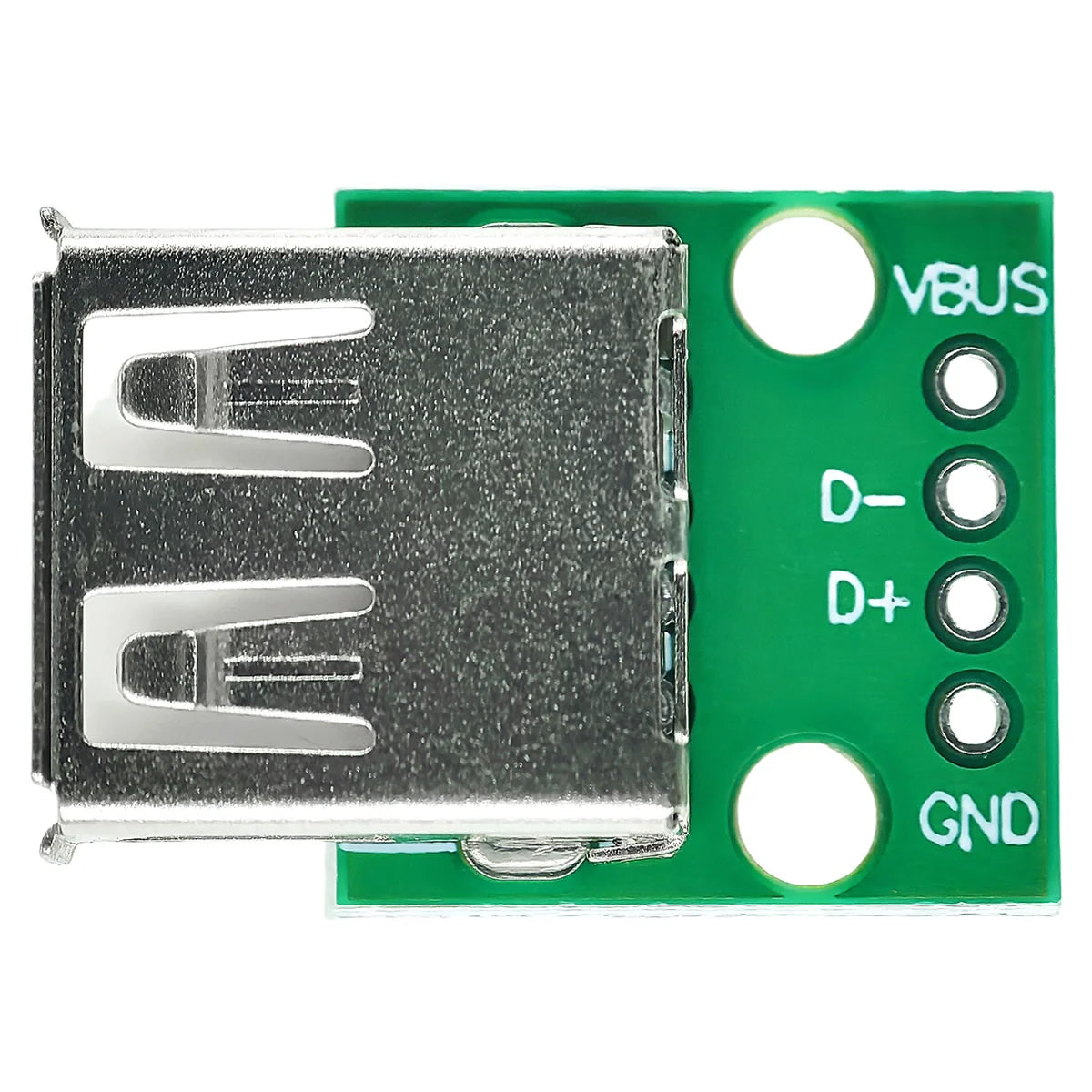 USB 2.0 Type-A Female to DIP Adapter 2.54mm PCB Breakout Board 4-Pin Converter