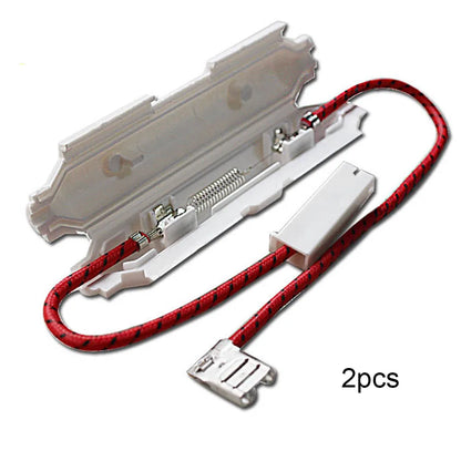 Microwave Oven Fuse Holder with 5KV High Voltage Fuses 0 65 to 0 9A Current Range Includes 2 Replacement Pieces