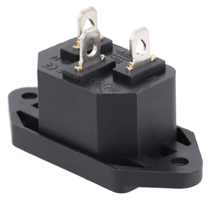 Power Connector 3 Pin Charging Socket AC-04 Built-in Male Female Rated 250V 10A for Battery and Electrical Use